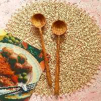 قاشق ملاقه های چوبی دستساز بارلی مناسب خورش خوری 25 سانتی چوب راش