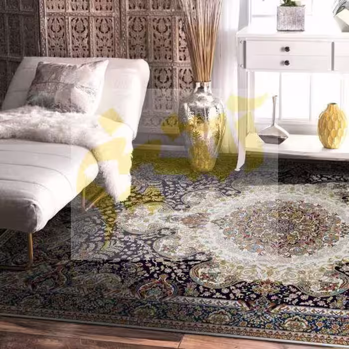 روفرشی کشدار ضد اب مخمل شانل ابریشم کد 676  سایز 24 متری