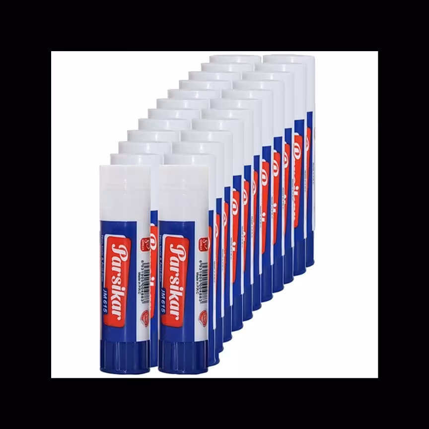 چسب ماتیکی 15 گرمی پارسیکار بسته  24 عددی