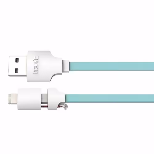 Havit CB605 USB To Lightning And microUSB Cable 1m