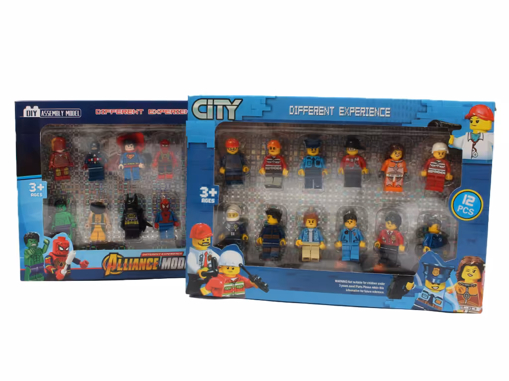 مجموعه لگو آدمک 12 عددی اسباب بازی