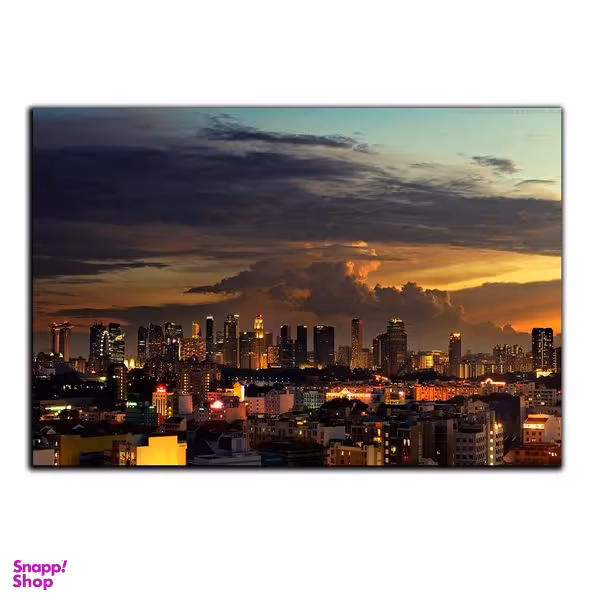 تابلو شاسی بکلیت طرح منظره شهر سنگاپور مدل SH-523