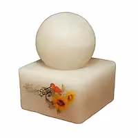 آباژور  سنگ نمک گوی و مکعب آیه دار  کد 706