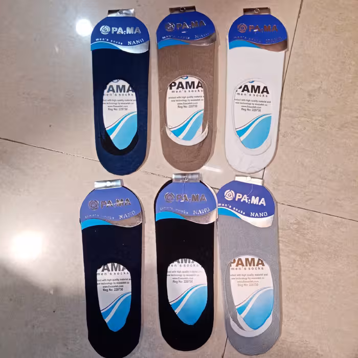 جوراب کالج پشت ژله ای  اعلا پگ 6 عددی 