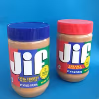 کرم بادام زمینی جیف jif