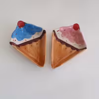  بستنی خوری  سرامیکی ست دوتایی