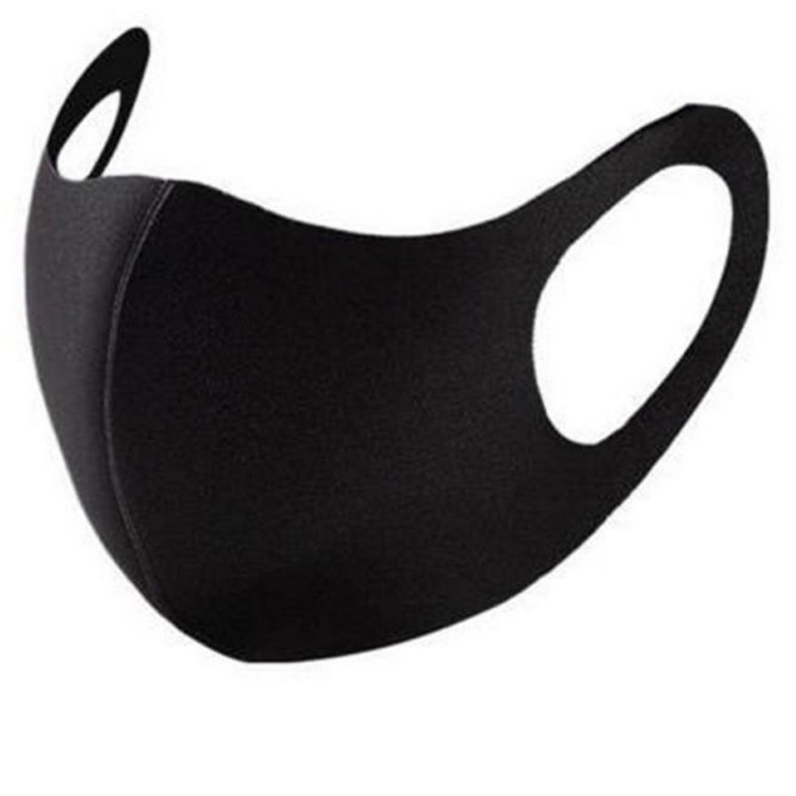 ماسک مشکی بچه گانه(ماسک پارچه ای جنس غواصی کشی)