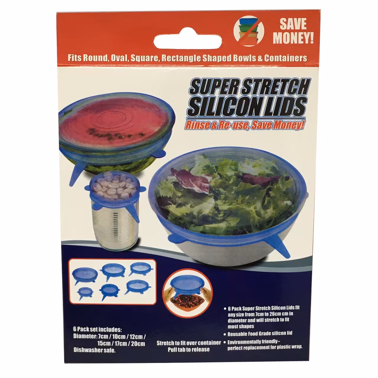 درپوش سیلیکونی خارجی 6 سایز