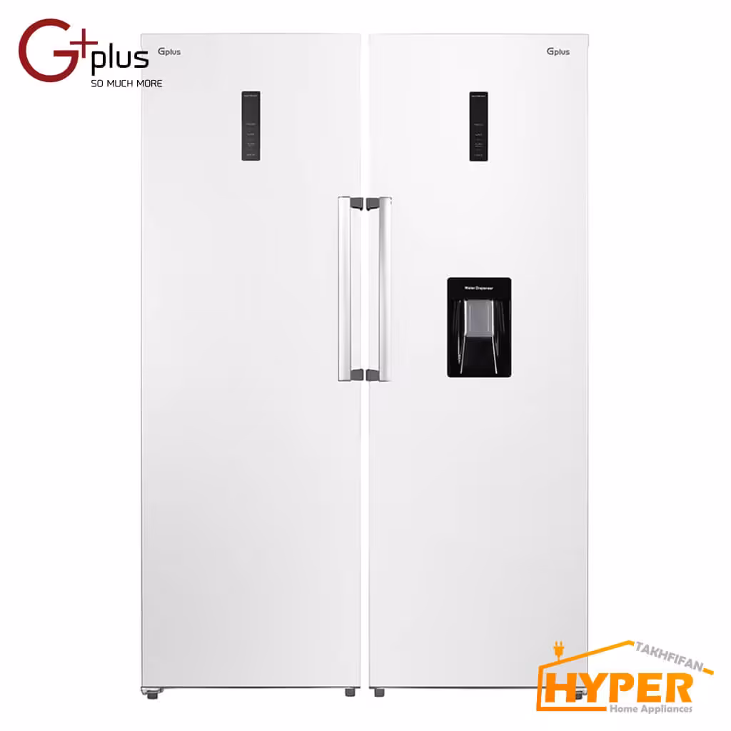 یخچال فریزر دوقلو جی پلاس GRF-M2515W سفید 40 فوت