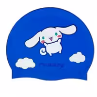 کلاه شنا بچه گانه سیلیکونی طرح cuddly ( آبی تیره )
