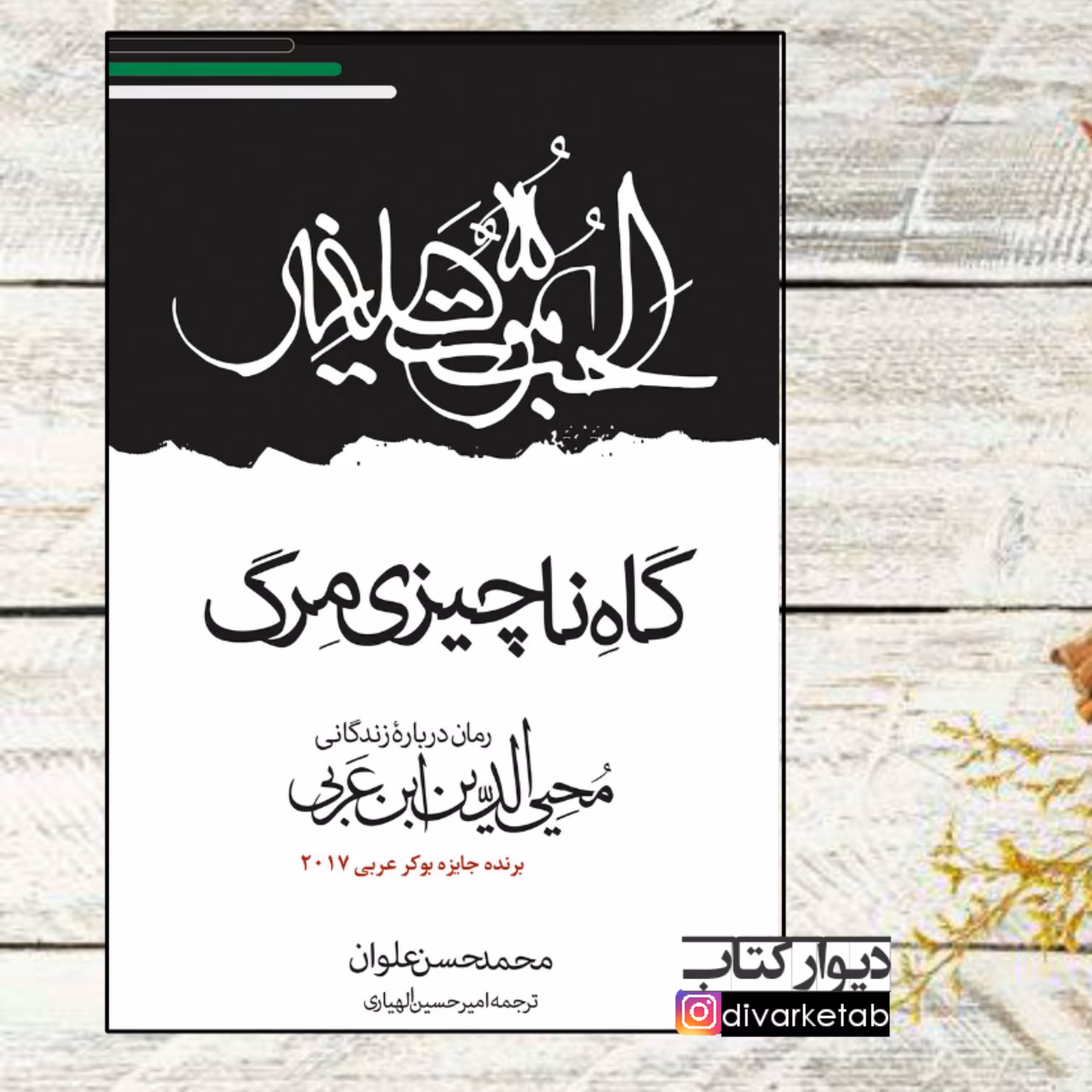 کتاب گاه ناچیزی مرگ چاپ اصل با تخفیف ویژه جلد گالینگور اثر محمد حسین علوان زندگی ابن عربی کتاب جایزه دار