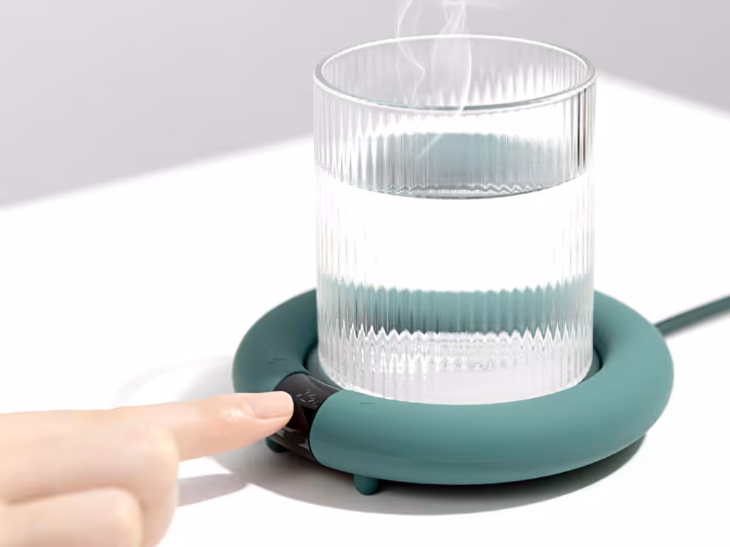 زیر لیوانی حرارتی سه سرعته three-speed timed heating coaster 353A