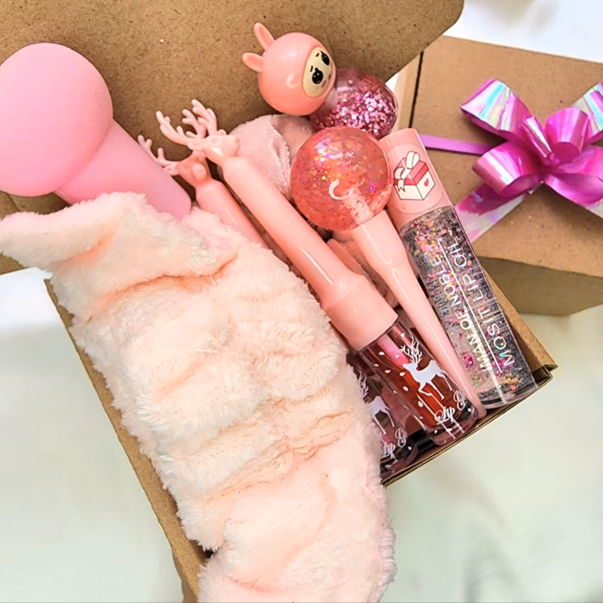 باکس کارتونی کادویی صورتی