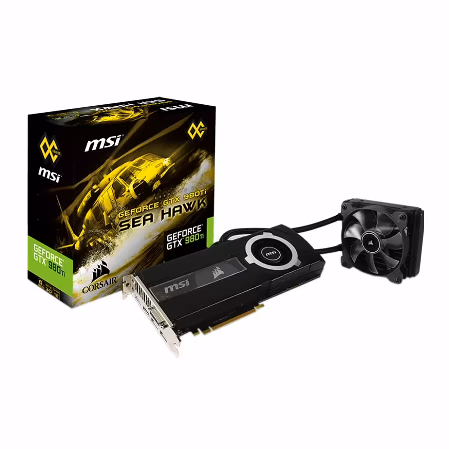 کارت گرافیک ام اس ای GTX 980 Ti SEA HAWK 6GB GDDR5