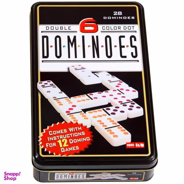 بازی فکری دابل سیکس کالر دات دومینوز مدل 28 تکه کد 24