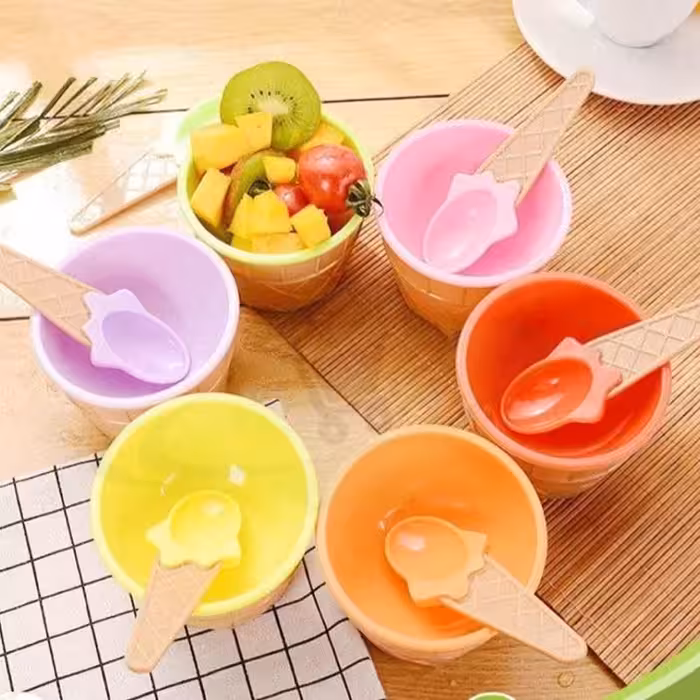 بستنی خوری جفتی ابعاد 6.5 در 9.5 س