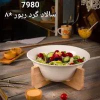 ریور کاسه سالادگرد چوبی7980