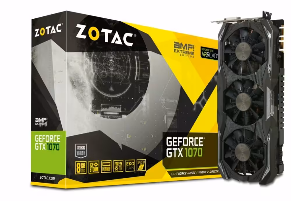 کارت گرافیک ZOTAC GTX 1070 AMP! Extreme