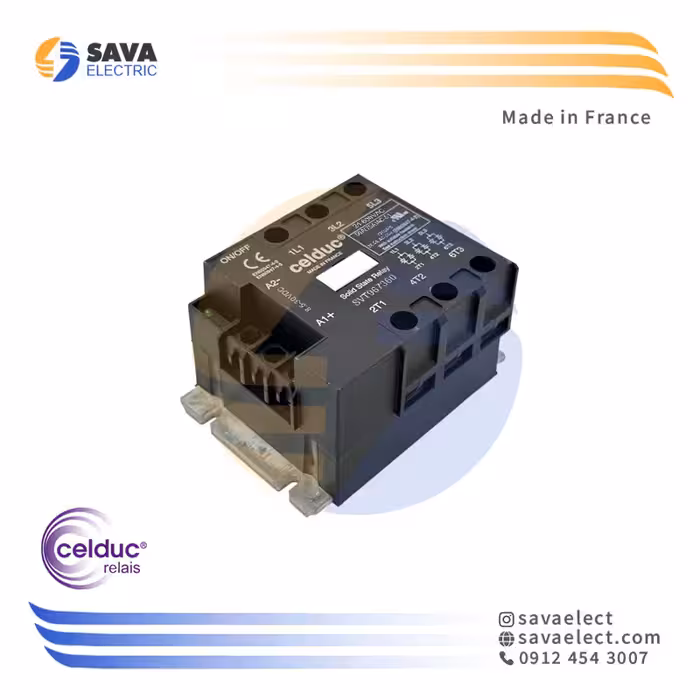 خرید رله الکترونیکی (SSR) سه فاز 75 آمپر SVT967360 سلدوک فرانسه | ساوا الکتریک