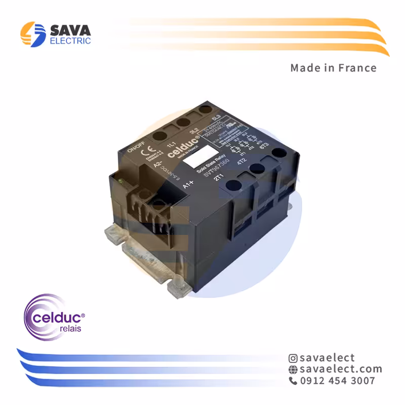 خرید رله الکترونیکی (SSR) سه فاز 75 آمپر SVT967360 سلدوک فرانسه | ساوا الکتریک
