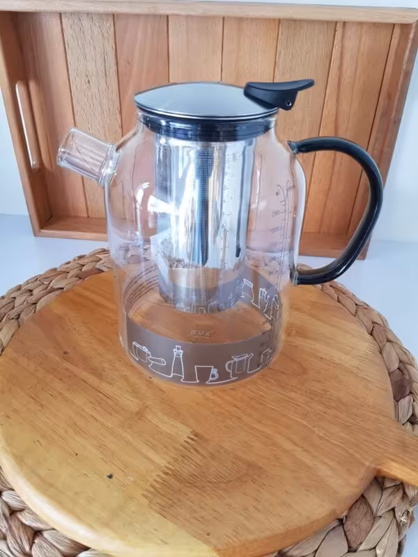 قوری پیرکس 1400 سی سی دسته مشکی BVK