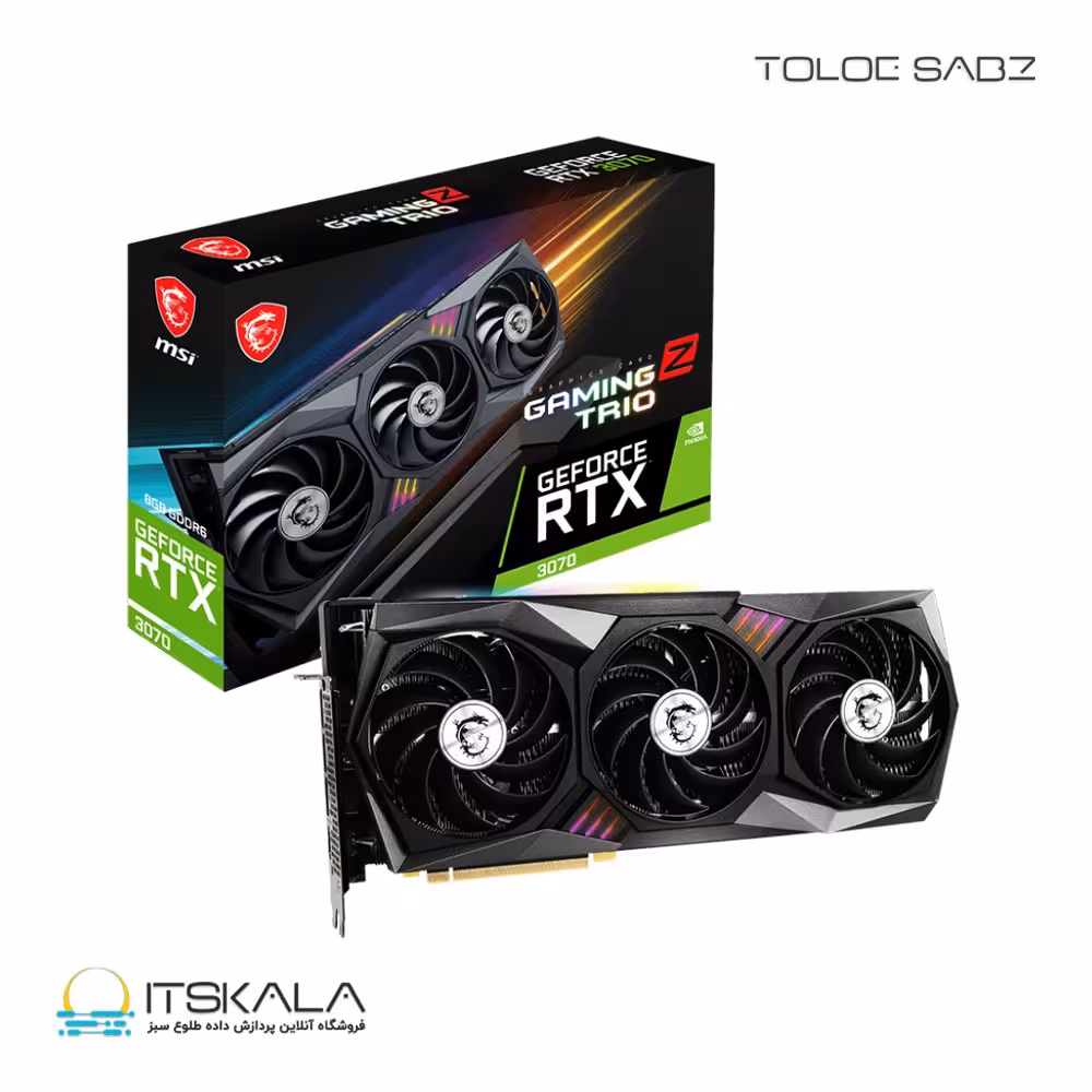 کارت گرافیک ام اس آی MSI GeForce RTX 3070 GAMING Z TRIO 8G | ITSKALA