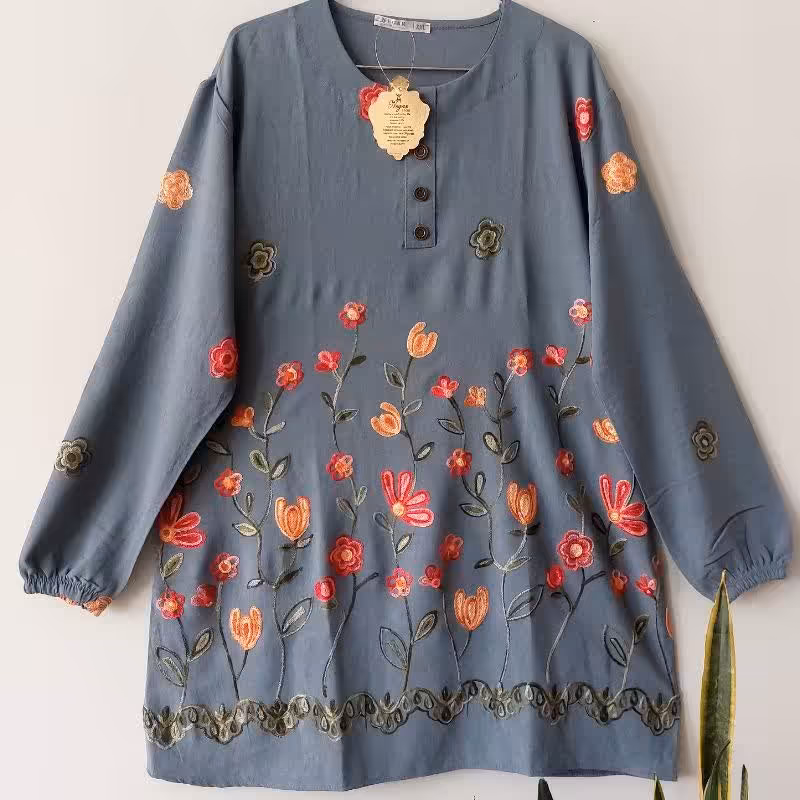 تونیک وشومیز ابرو بادی خامه دوزی