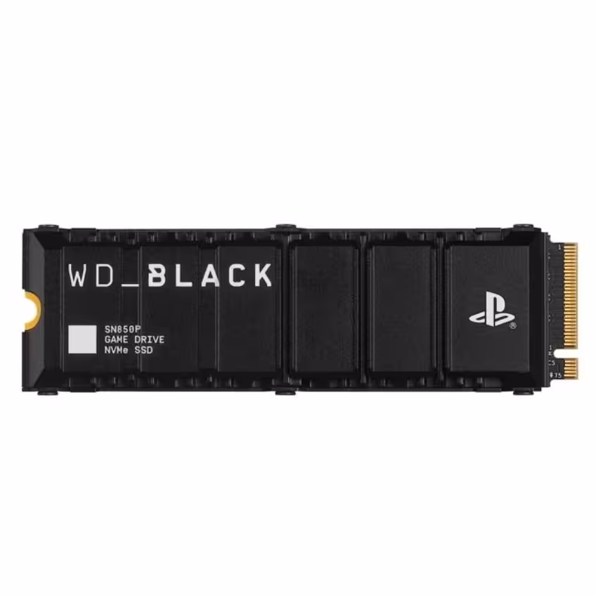 حافظه جانبی ssd رسمی مخصوص PS5  ظرفیت 1 ترابایت مدل  WD Black sn850p  1TB SSD NVMe M.2 SSD  officially licenced for ps5