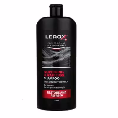 شامپو لروکس ترمیم کننده موهای خشک و آسیب دیده و پوشانده شده حجم550 میل