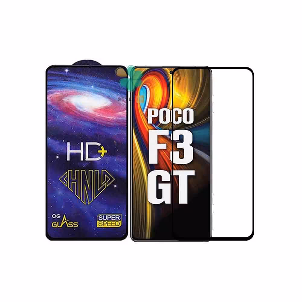 گلس فول گوشی شیائومی Xiaomi Poco F3 GT مدل HD Plus
