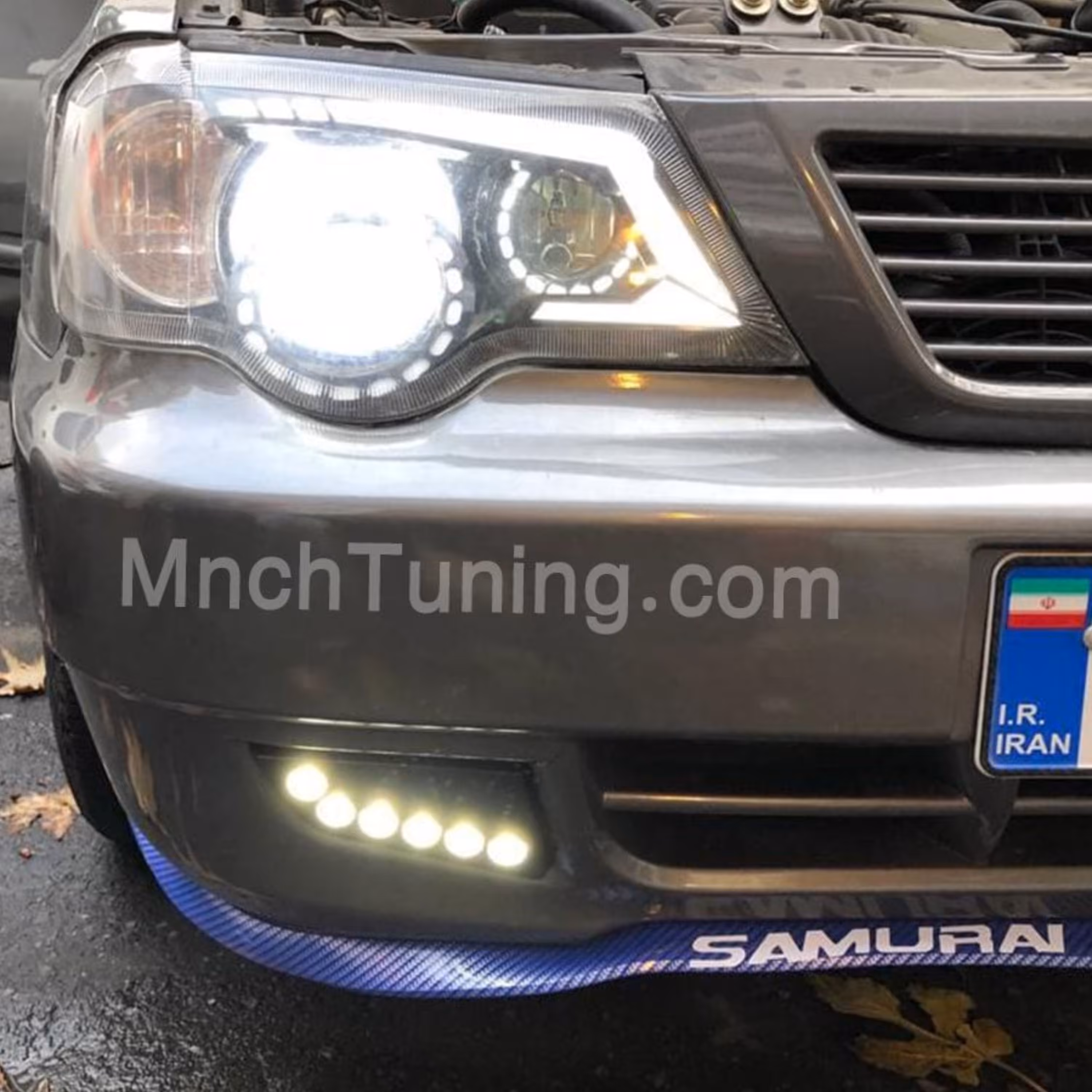 بامپر سپر کربن آبی سایز استاندارد تمام خودرو ها