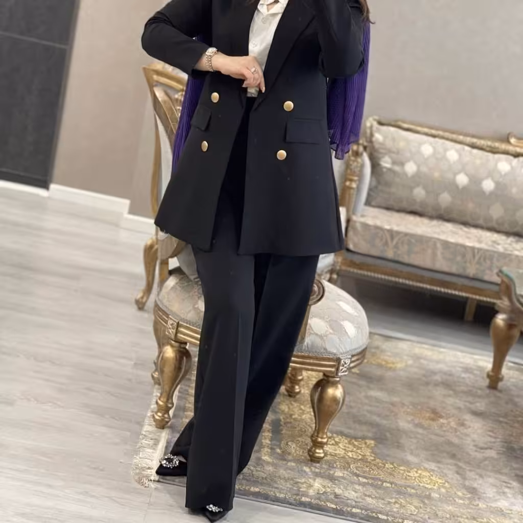 کت وشلوار افسون سیاه