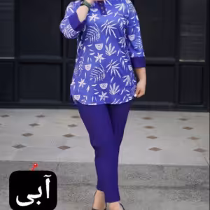 ست شومیز شلوار طرح برگ شناسه کاربری :6282 جنس : کرپ پلاس چاپی