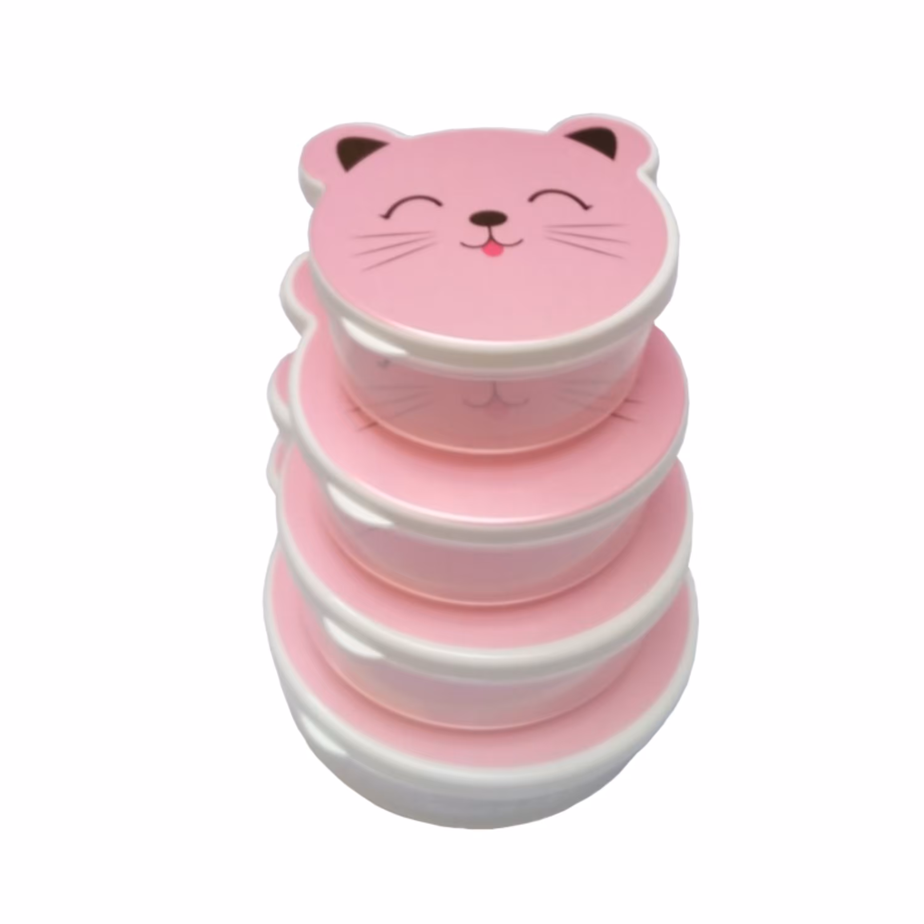 ظرف نگهدارنده غذای کودک مجموعه 4 عددی رزگلد