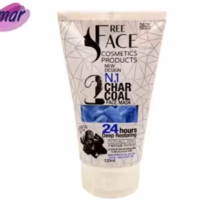 ماسک اسکراپ صورت فری فیس مدل ذغالی حجم 150 میل