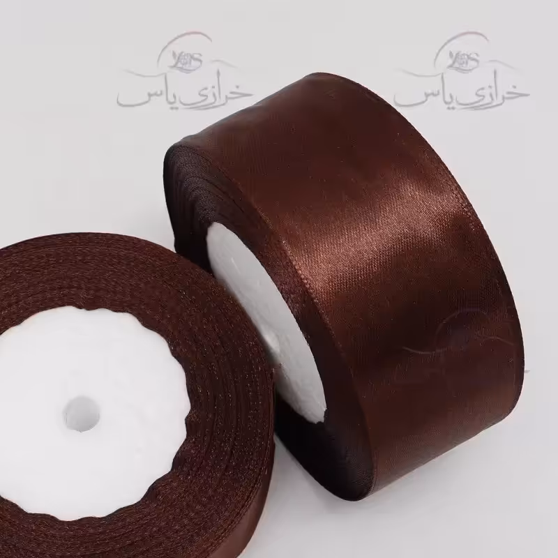 پارچه ساتن قهوه ای سوخته 150 در 170 
