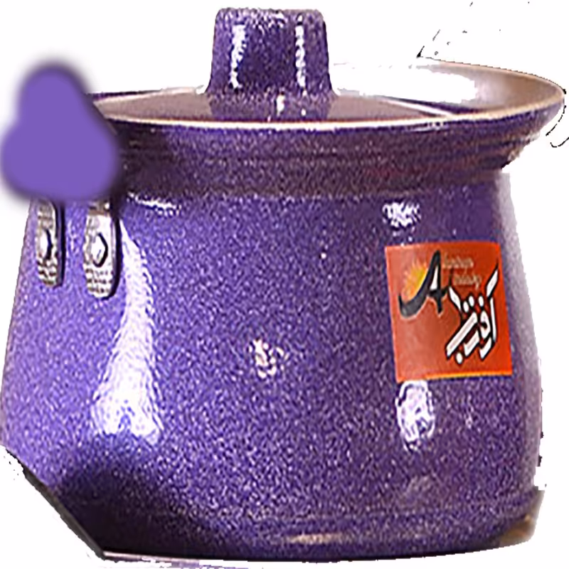 قابلمه سرامیکی رنگی سایز کوچک مهتاب با ارسال رایگان