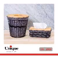 سطل زباله و جا دستمال کد 2929 برند یونیک