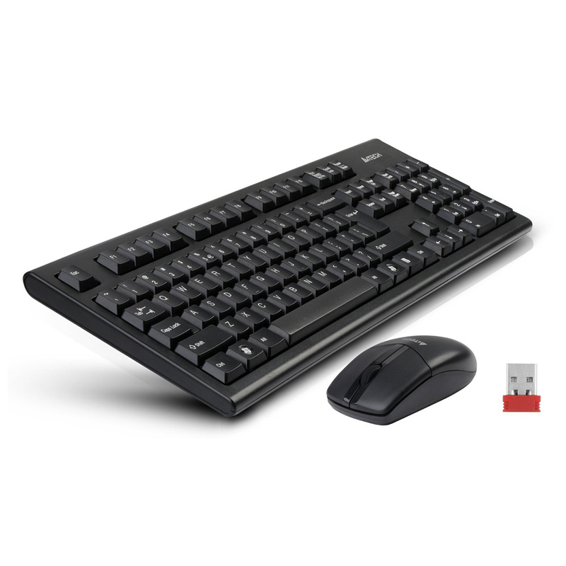خرید ماوس و کیبورد بی سیم A4Tech مدل 3100n