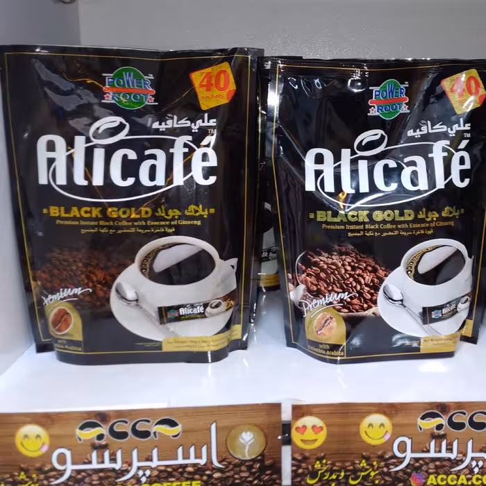 قهوه فوری علی کافه در دو نوع عربیکا و روبستا