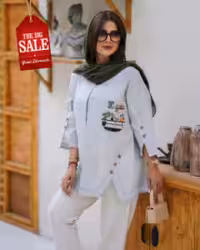 مانتو مجلسی کرپ مدل گلچهره