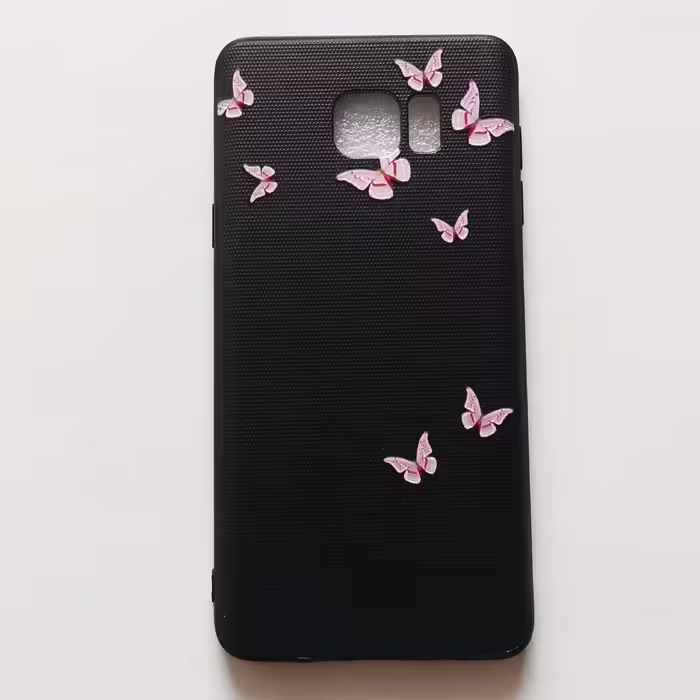 قاب طرحدار  پروانه گوشی سامسونگ Note 5