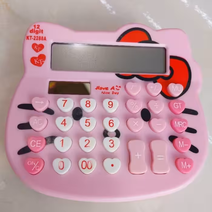 ماشین حساب نوری ماشین حساب ماشین حساب باتری  ماشین حساب دخترونه 