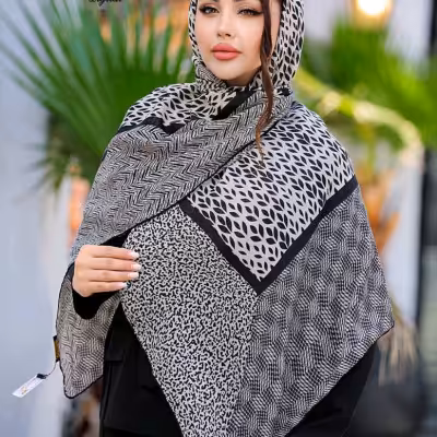روسری نخی اعلا، قواره 130، کد 3033