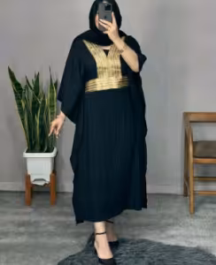مانتو مجلسی نخی مدل کفتان اطلس عبا