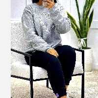هودی بلوز قلب و پروانه لیدی
