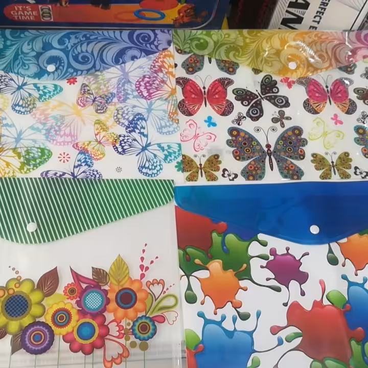 پوشه های طرح دار رنگی، خوشگل، در طرح های متنوع و زیبا 