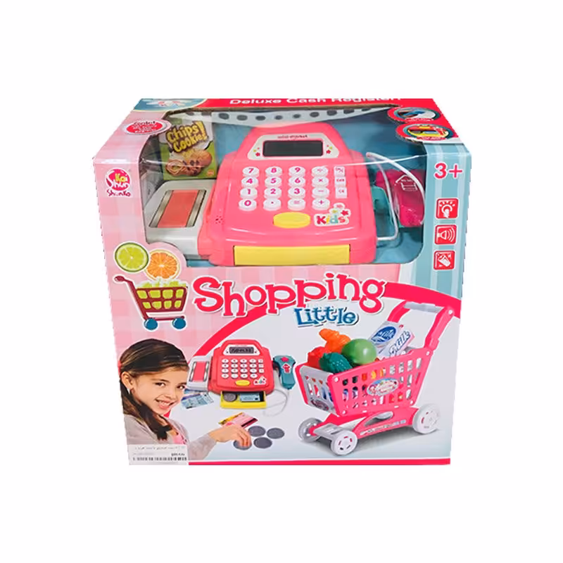 ست صندوق با سبد خرید و بارکدخوان سرخابی مدل SK71B