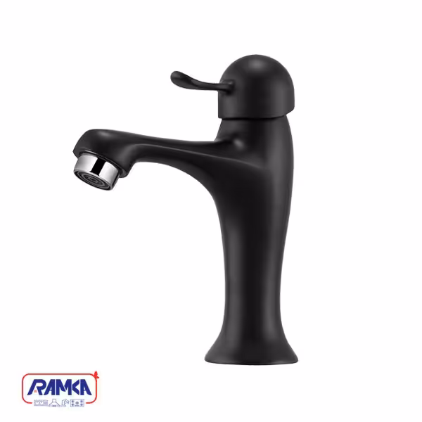 شیر روشویی تیدا مشکی کاویان