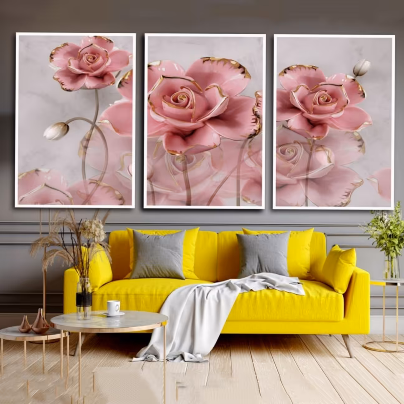 تابلو دکوراتیو 3تیکه کد 029